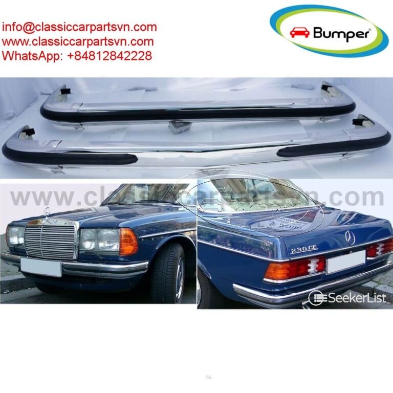 Mercedes W123 coupe bumpers (1976–1985)